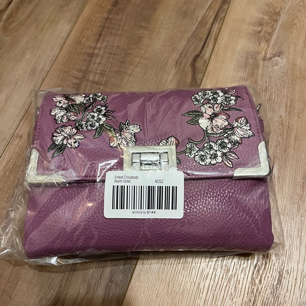 White House Black Market Embroidered Crossbody
Bag